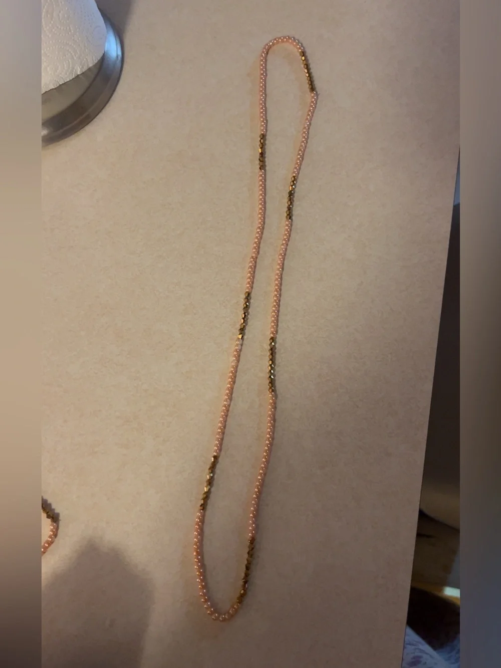 Beige Gold Layer Waist Beads | Handmade Boho Beach Body Chain